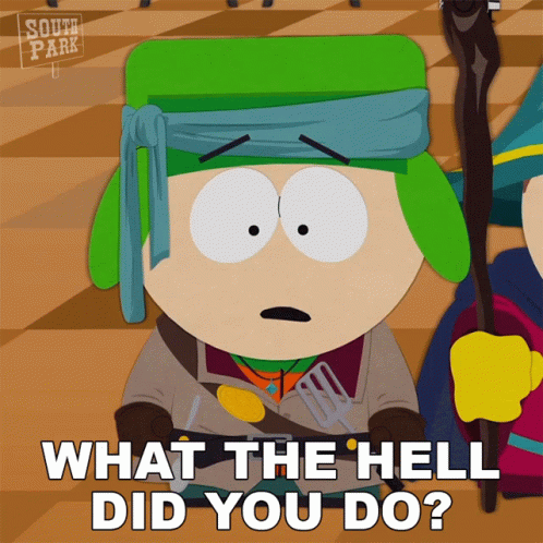What The Hell Did You Do Kyle Broflovski GIF - What The Hell Did You Do Kyle Broflovski South Park GIFs