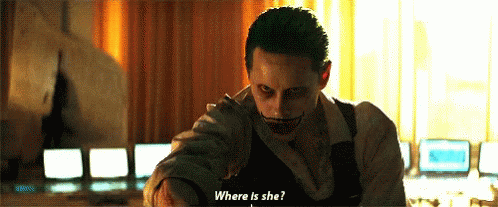 Joker Suicide Squad GIF - Joker Suicide Squad Where Is She GIFs