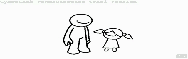 a black and white drawing of a person kicking another person 's leg