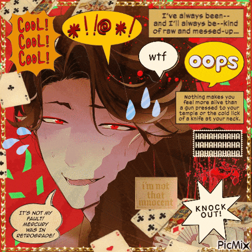 a comic strip shows a man with a speech bubble that says oops