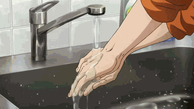 Takehisa Hinawa Wash Hands GIF - Takehisa Hinawa Wash Hands Akitaru Obi GIFs
