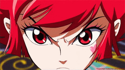 怒る　ブチ切れ　キューティーハニー　アニメ　漫画 GIF - Cutie Honey Power Up Angry GIFs