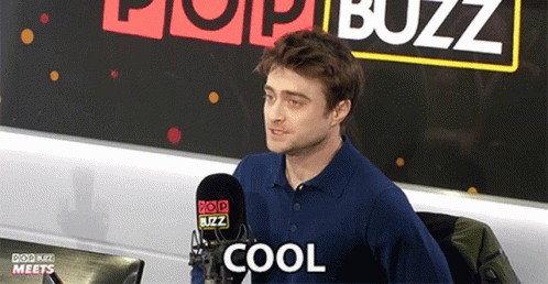 Cool Daniel Radcliffe GIF - Cool Daniel Radcliffe Popbuzz GIFs