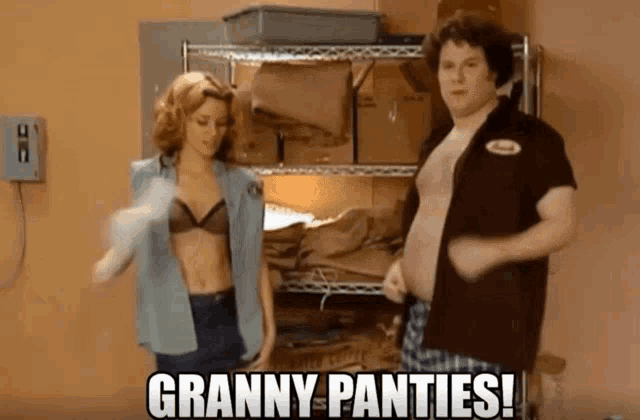 Granny Panties Dancing GIF - Granny Panties Dancing Silly GIFs