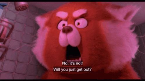 Turning Red Mad GIF - Turning Red Mad Get Out GIFs