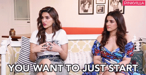 You Want To Just Start Kriti Sanon GIF - You Want To Just Start Kriti Sanon Nupur Sanon GIFs