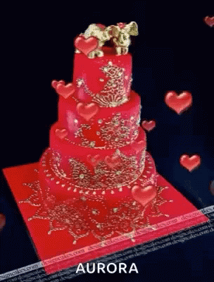Birthday Cake GIF - Birthday Cake Hearts GIFs