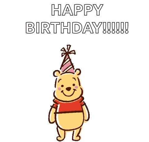 winnie the pooh , tigger , piglet , and donkey are celebrating a birthday with a banner .