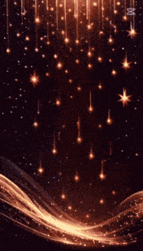 a woman 's face is surrounded by falling stars and a caption that says " capcut "