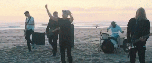 By The Shore Rocking At The Beach GIF - By The Shore Rocking At The Beach Band GIFs