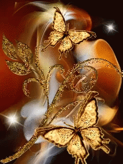 Butterfly Gold GIF - Butterfly Gold Glitter GIFs