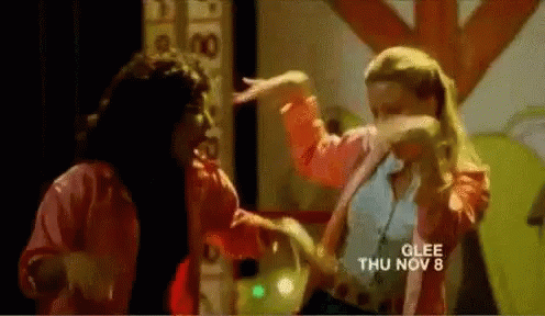 Glee Brittana GIF - Glee Brittana Party GIFs