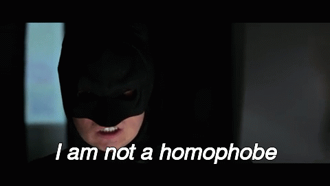 Batman'S Secret GIF - Batman Michael Gallagher Iam Not A Homophobe GIFs