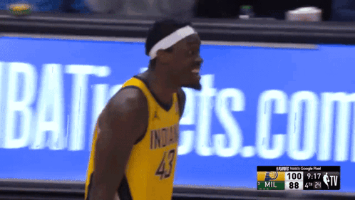 Indiana Pacers Pascal Siakam GIF - Indiana Pacers Pascal Siakam Pumped GIFs