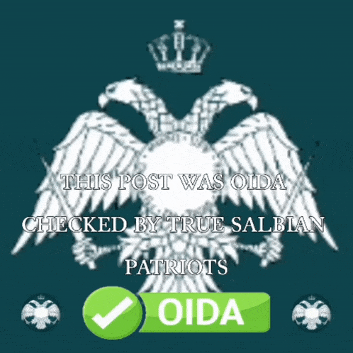 a poster that says this post was oida