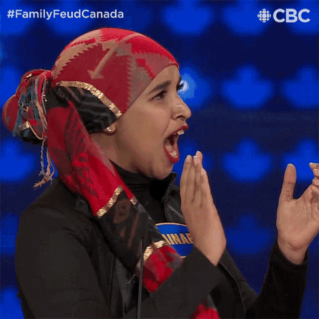 Shouting Family Feud Canada GIF - Shouting Family Feud Canada Pumped Up GIFs