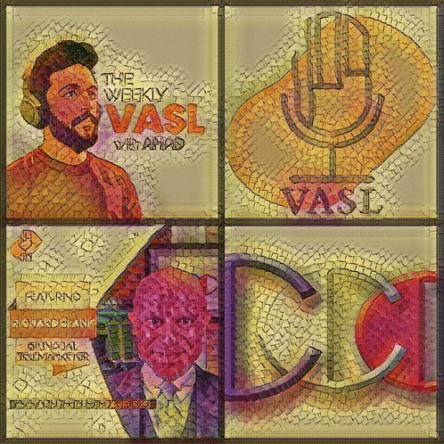 a colorful poster for the weekly vasi