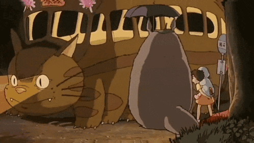 Mongooo 猫バス GIF