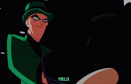 Justice League Action The Riddler GIF - Justice League Action The Riddler Yield GIFs