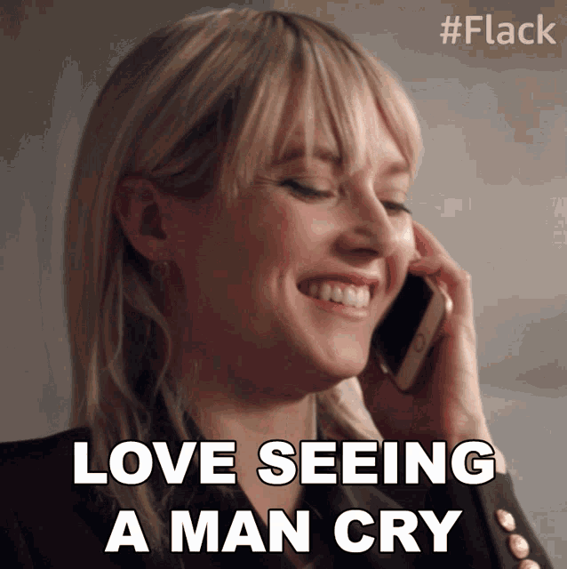 Love Seeing A Man Cry Eve GIF - Love Seeing A Man Cry Eve Flack GIFs