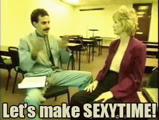 Let'S Make Sexytime! Sexy Time Sexy Time GIF - Sexy Lets Make Sexy Time Interview GIFs