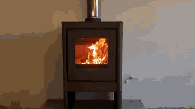 Flames Log Burner GIF