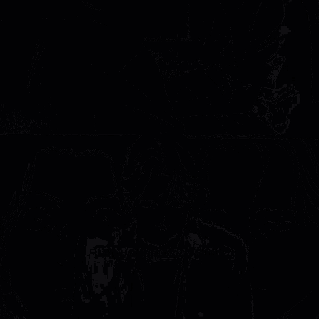 a black and white drawing of a man with the words " все жизнь " on the bottom right