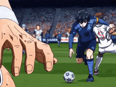 a soccer player with the number 10 on his jersey kicks the ball
