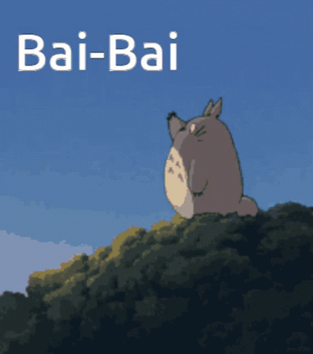 Bye Totoro GIF - Bye Totoro Anime GIFs
