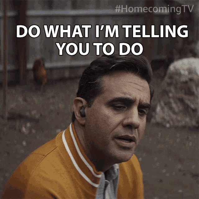 Do What Im Telling You To Do Bobby Cannavale GIF - Do What Im Telling You To Do Bobby Cannavale Colin Belfast GIFs
