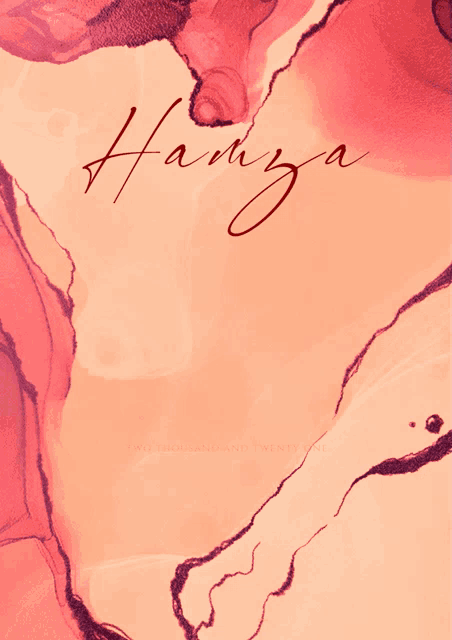 a wedding invitation for hamza and zakiya