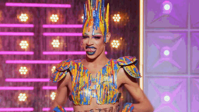 Grin Yvie Oddly GIF - Grin Yvie Oddly Rupauls Drag Race All Stars GIFs