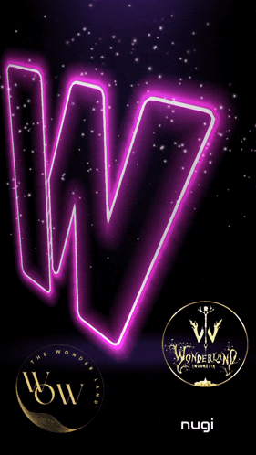 a neon sign that says selamat datang di famin wonder land