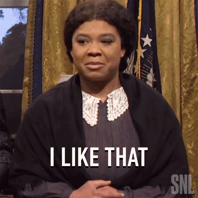 I Like That Harriet Tubman GIF - I Like That Harriet Tubman Saturday Night Live GIFs