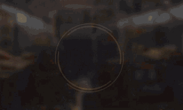 the word perfect is glowing in a circle on a dark background