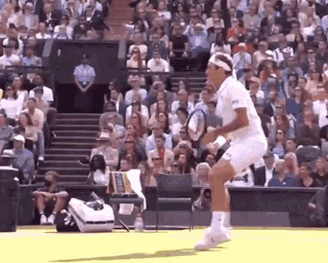 Roger Federer Volley GIF - Roger Federer Volley Tennis GIFs