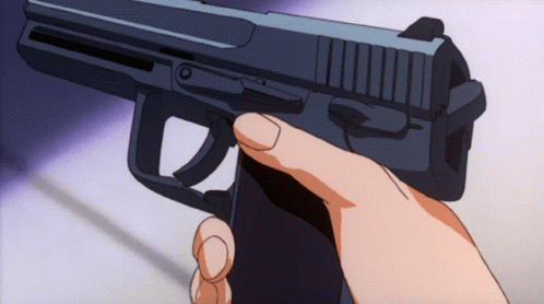 Anime Gun GIF - Anime Gun You Gonna Die GIFs