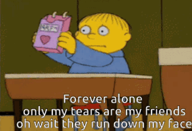 Forever Alone Only Tears Are My Friends GIF - Forever Alone Only Tears Are My Friends Oh Wait GIFs