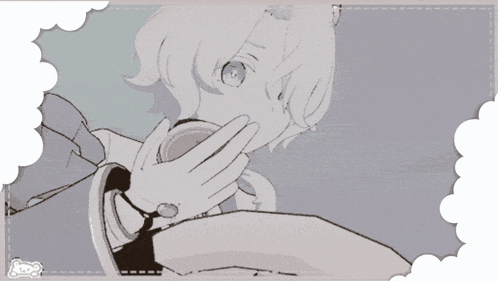 a drawing of a girl with a crown on her head holding something