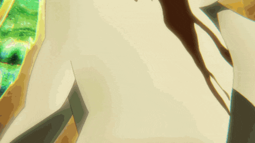 a close up of a person 's back with black spots