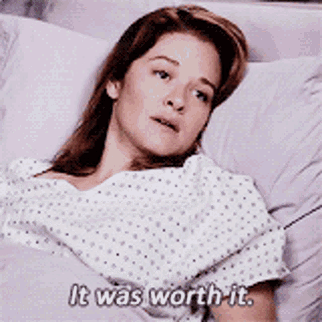 Greys Anatomy April Kepner GIF - Greys Anatomy April Kepner It Was Worth It GIFs