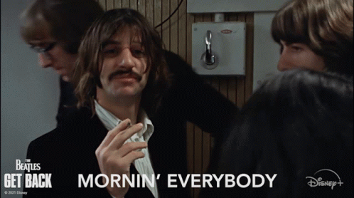 Mornin Everybody Ringo Starr GIF - Mornin Everybody Ringo Starr The Beatles GIFs