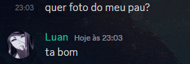 a screenshot of a conversation between luan and quer