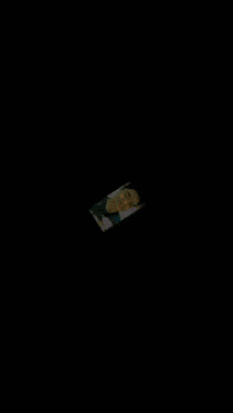 a man with a picture of a girl on his face is smiling