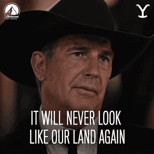 It Will Never Look Like Our Land Again John Dutton GIF - It Will Never Look Like Our Land Again John Dutton Kevin Costner GIFs