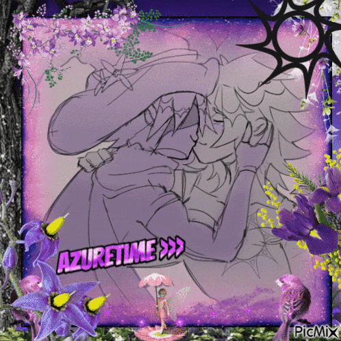 a drawing of a person with the words azuretime written on it