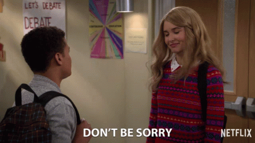 Dont Be Sorry Isabel May GIF - Dont Be Sorry Isabel May Katie Cooper GIFs