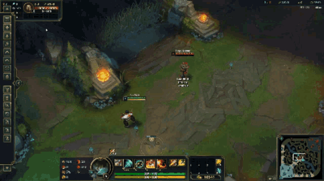 a screenshot of a video game shows a player 's statistics and a map