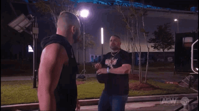 two men standing next to each other with the words " stop stealing peoples sneakers "