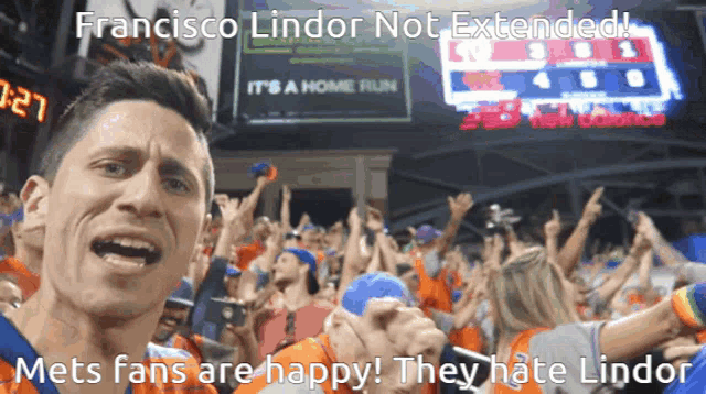 francisco lindor not extended mets fans are happy